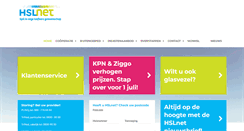 Desktop Screenshot of hslnet.nl